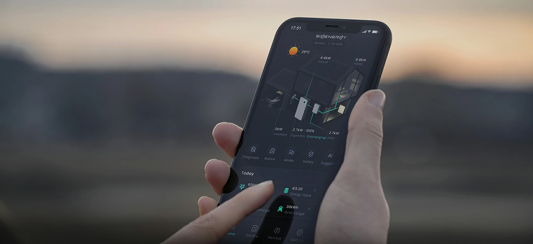 thuisbatterij app